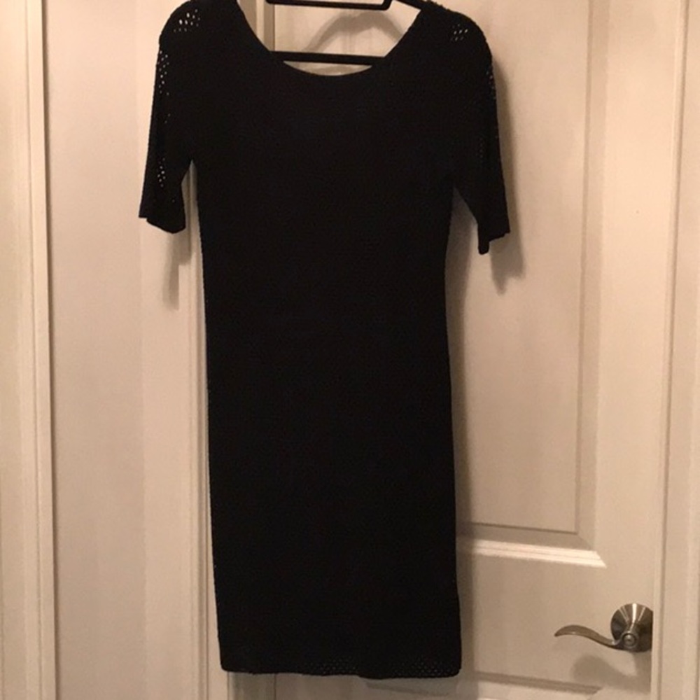 stretchy classic mesh dress from banana republic